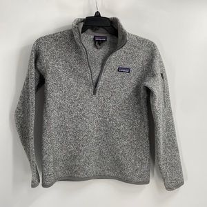 Patagonia Gray Quarter Zip-Up | Size Small